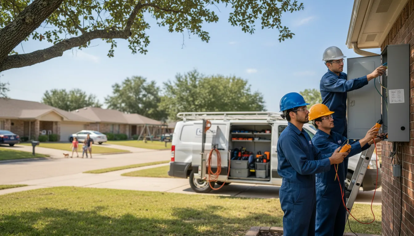 Certified electrician providing emergency electrical services in Rossville, KS